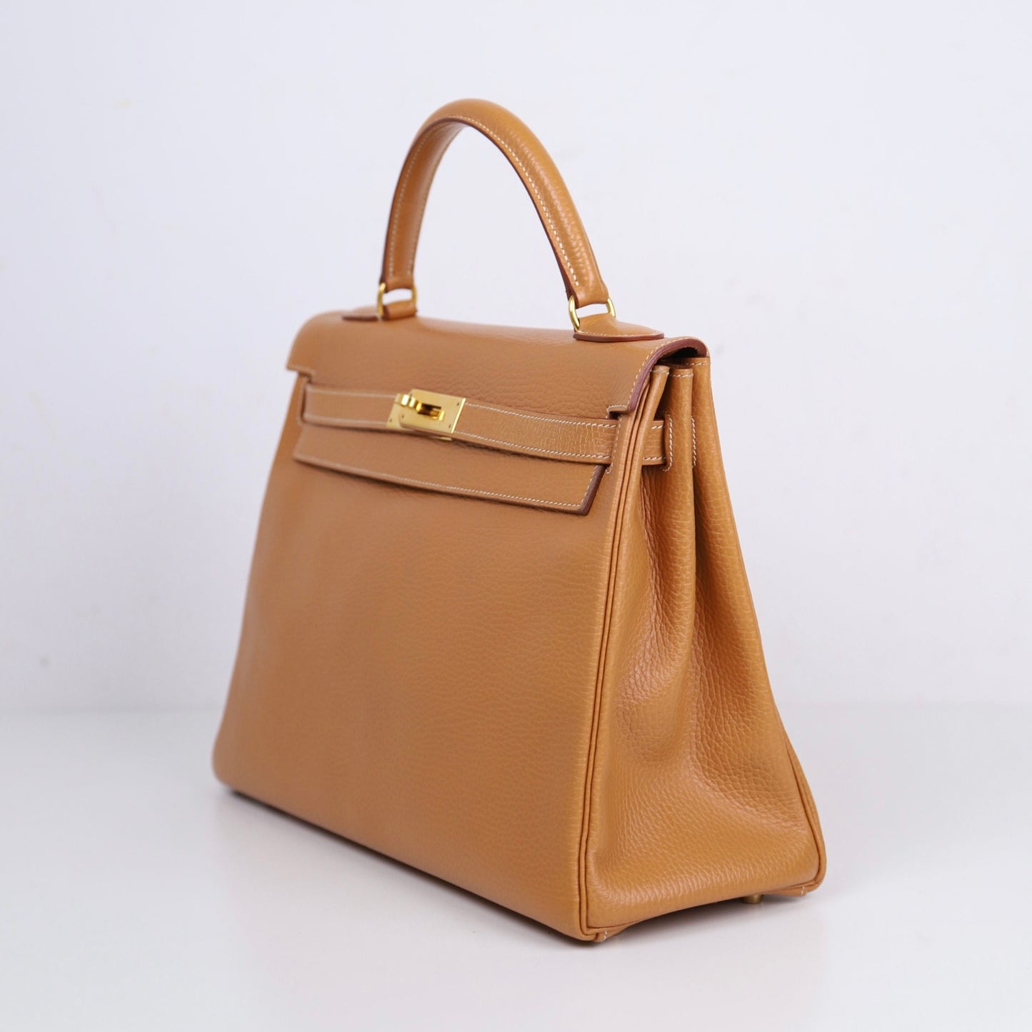 Hermes｜ Kelly 32 Handbag Natural Sable Vachette Ardenness 1998