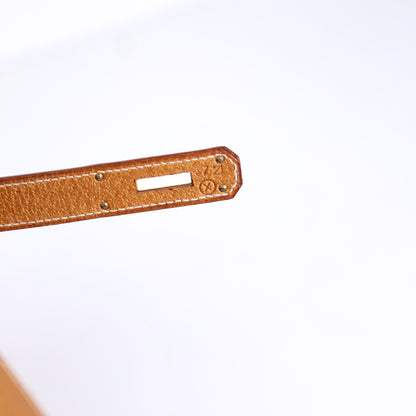 Hermes｜Kelly 28 Handbag Peau De Porc Gold 1994