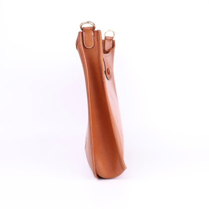 Hermes Evelyne PM in Barenia Fauve 2001 GHW，right side
