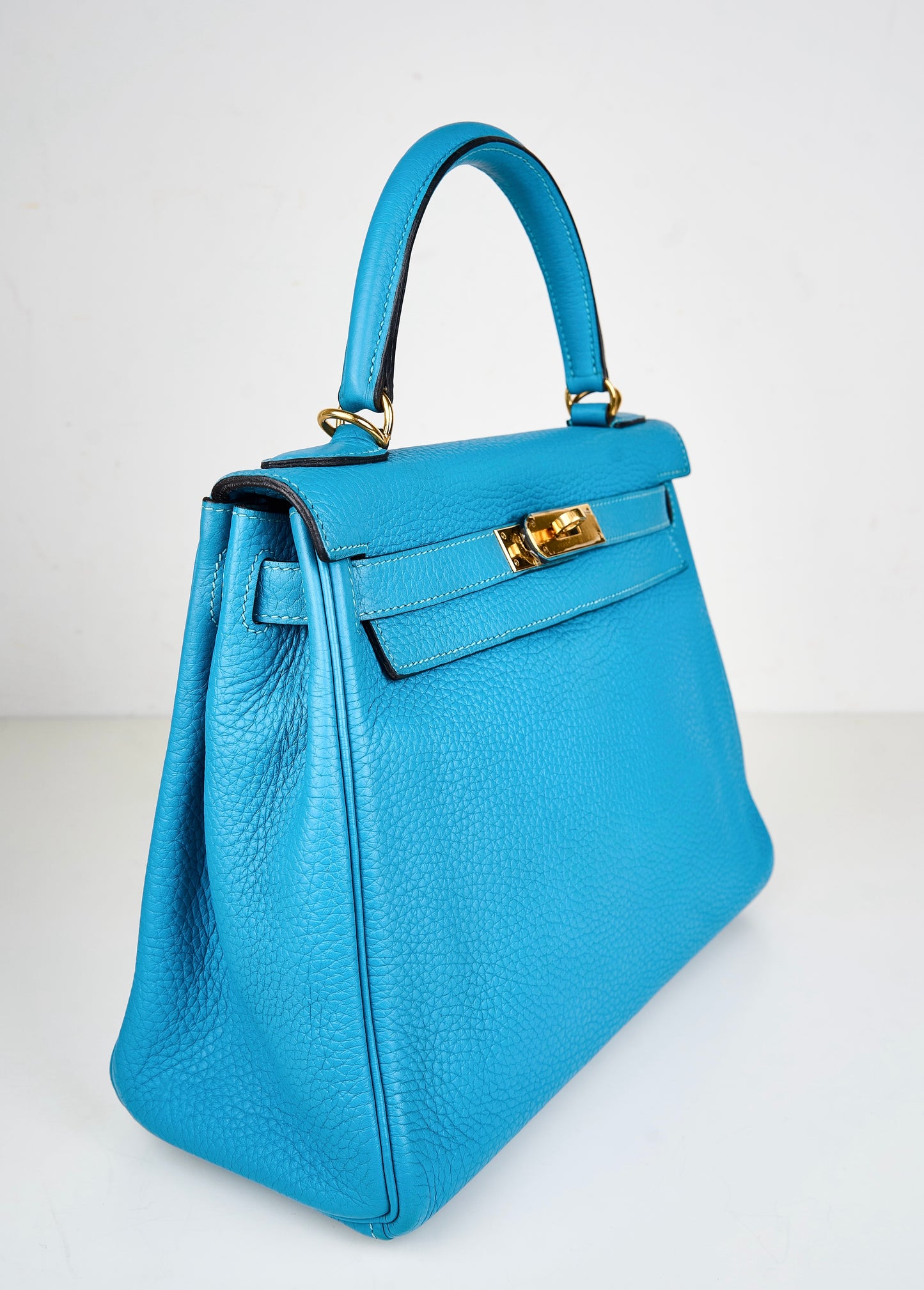 Hermes｜Kelly 28 Togo Turquoise Blue 2004