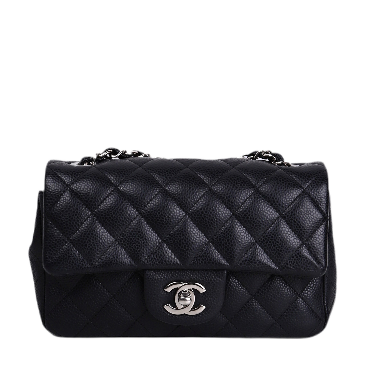 Chanel｜Classic Flap Mini Chain Shoulder bag Caviar Black