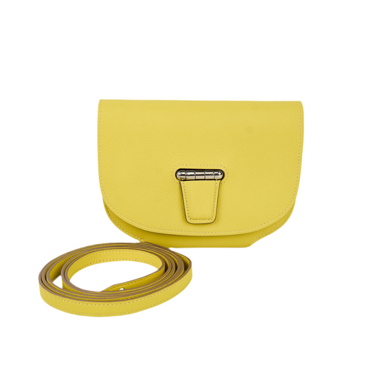 Hermes｜ Convoyeur shoulder bag  Lime Evercolor 2017