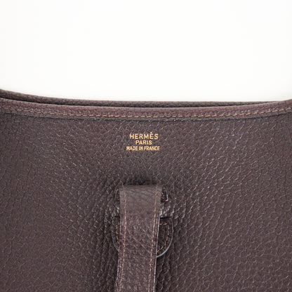 Hermes｜ Evelyne GM Shoulder bag Ebene Fjord  2002