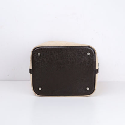 Hermes｜Picotin MM Handbag Toile Ebene 2004