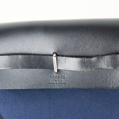 Hermes｜  Mini  Herbag Shoulder Bag Navy Black 2004
