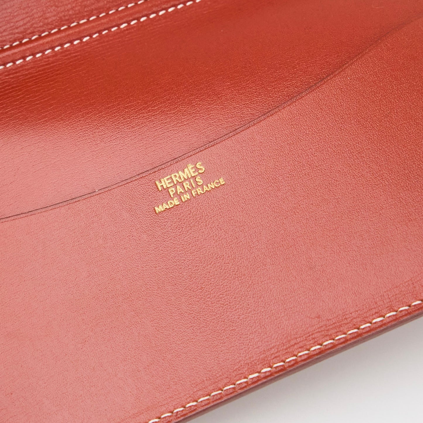 Hemres| Journal Case Passport Cover Brique Box Calf 1998