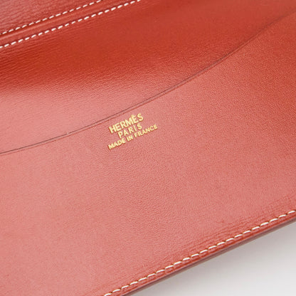 Hemres| Journal Case Passport Cover Brique Box Calf 1998