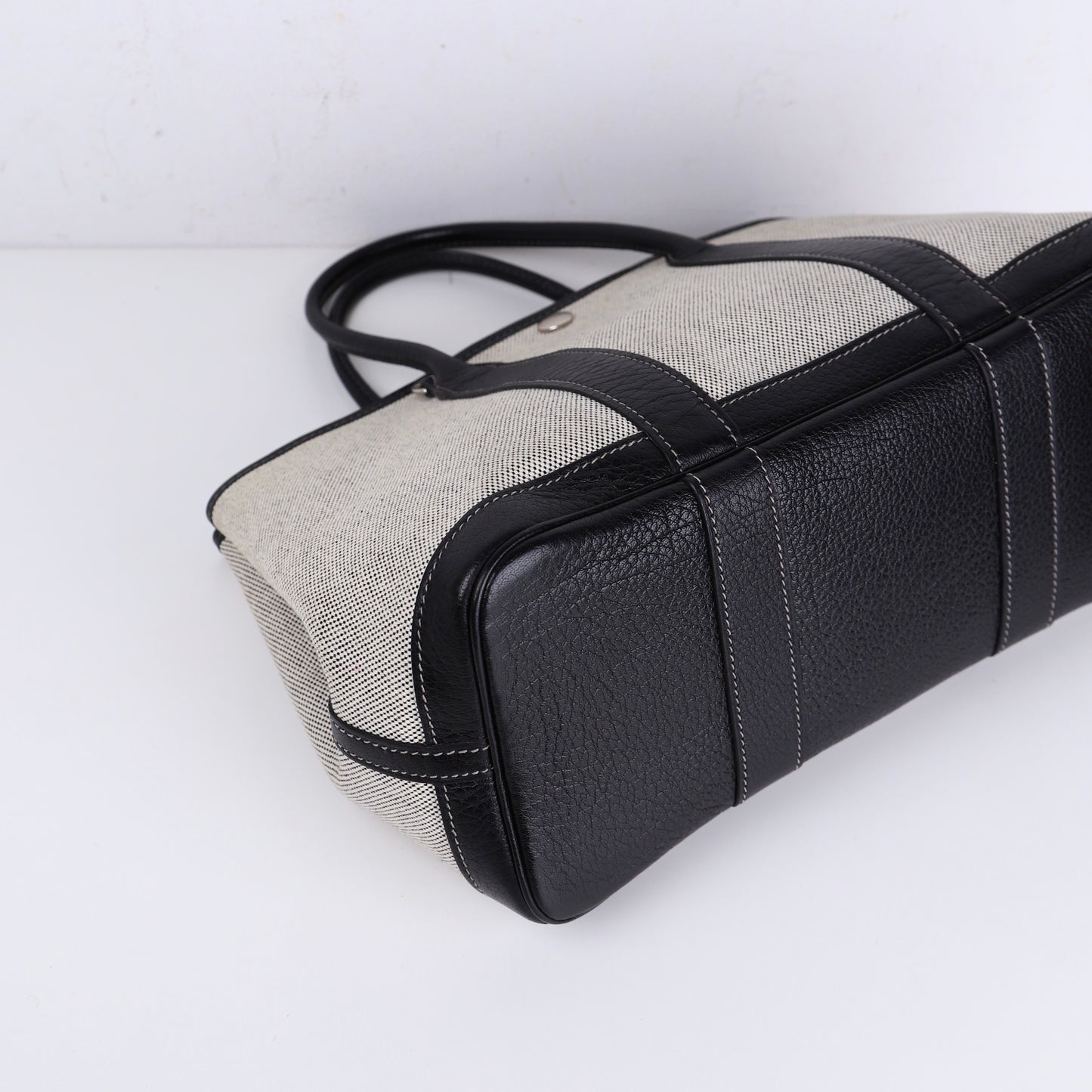 Hermes｜ Garden Party  TPM  Handbag Buffalo/Toile 2005