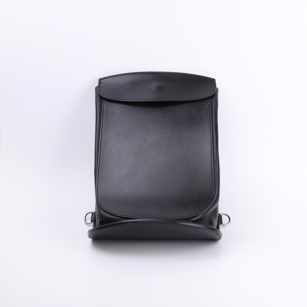 Hermes Sherpa PM Backpack in Barenia Black 2001, front view