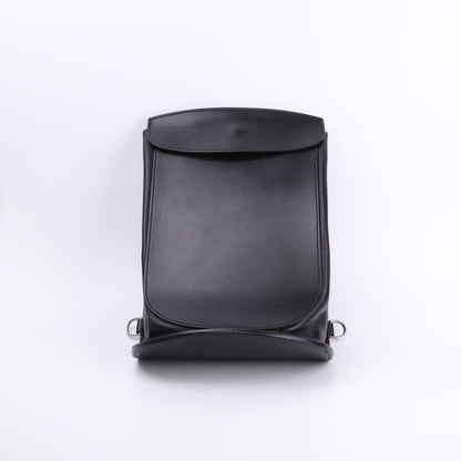 Hermes Sherpa PM Backpack in Barenia Black 2001, front view
