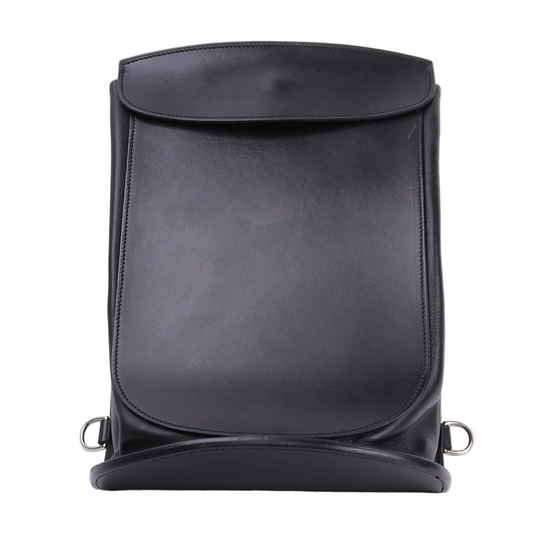 Hermes Sherpa PM Backpack in Barenia Black 2001, front view