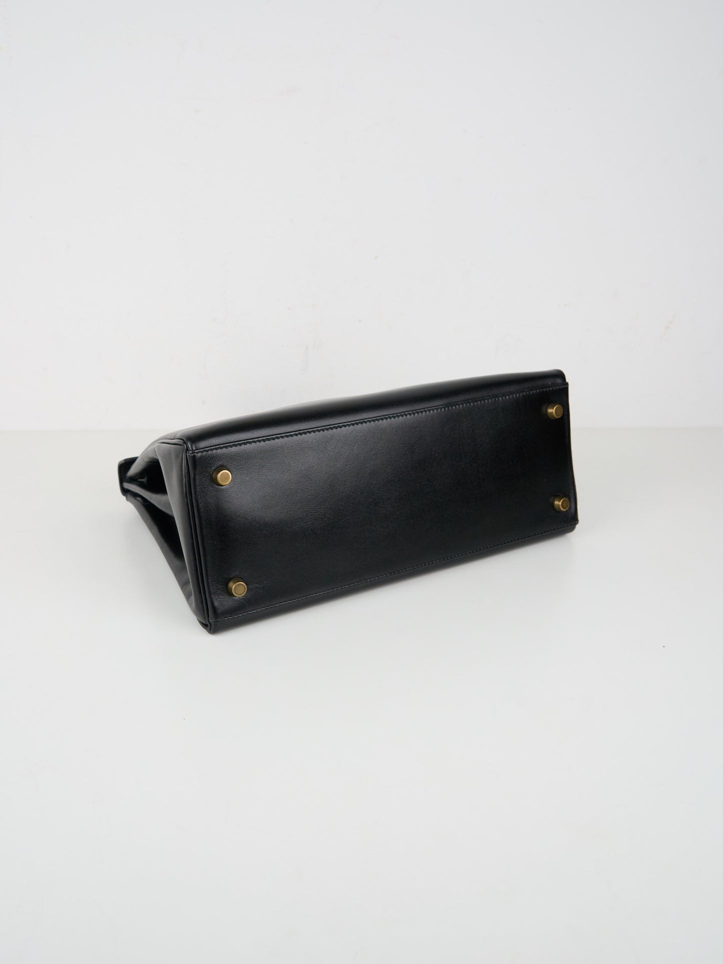 Hermes｜ Kelly28 Handbag Box calf 1992