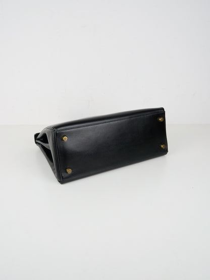 Hermes｜ Kelly28 Handbag Box calf 1992