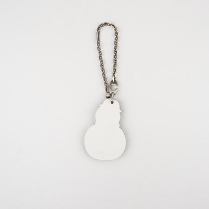 Hermes |S925 Chain Bag Charm Snowman