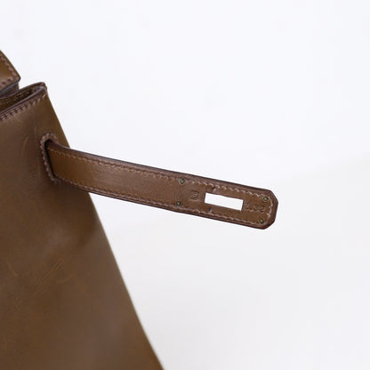 Hermes｜ Kelly 32  Handbag Barenia Vert Olive 2001