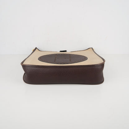 Hermes｜ Evelyne GM Shoulder bag Fjord  Ebene Toile  1999