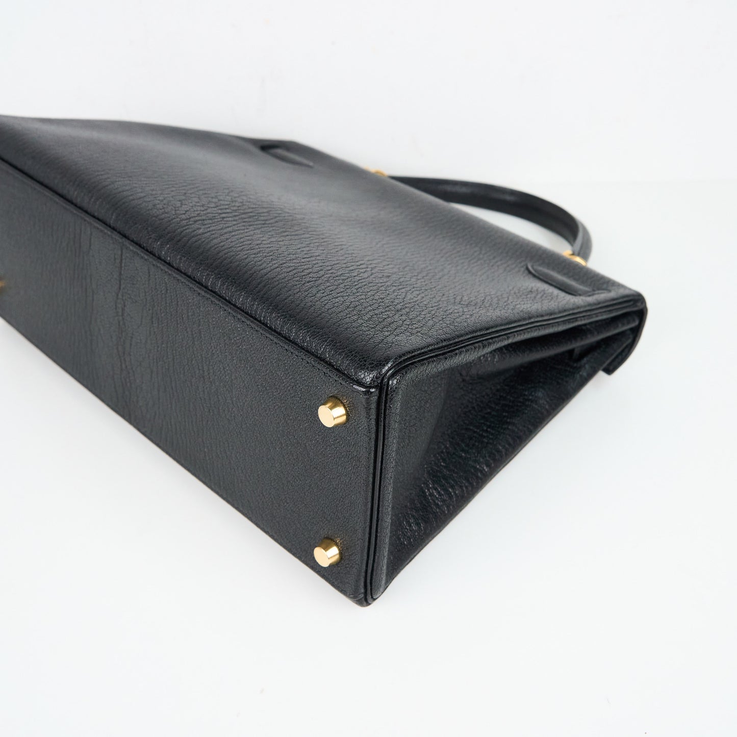 Hermes｜ Kelly 32 Handbag Black Cherve  2003