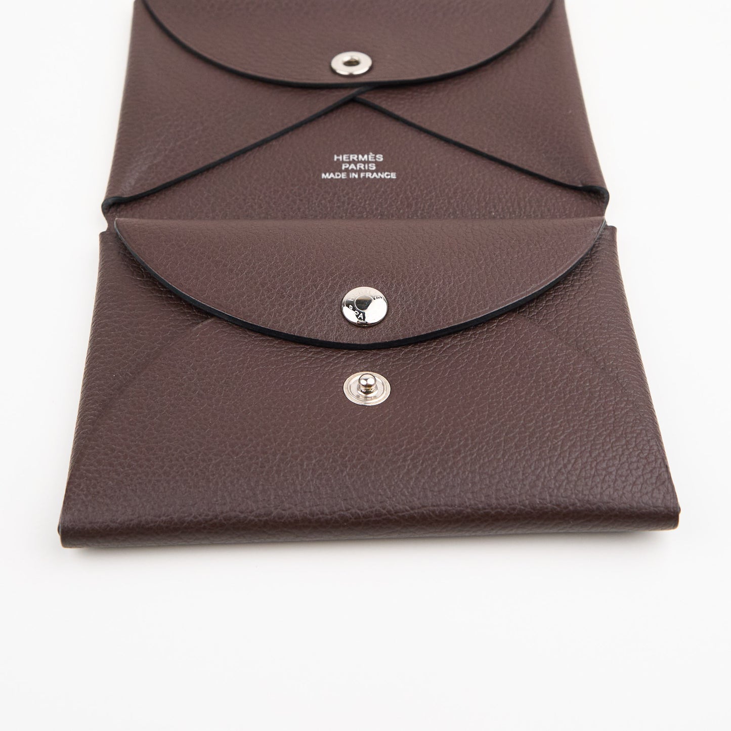 Hermes|Calvi Duo Card Holder Evercolor Ebene 2023