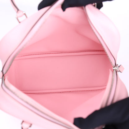 Hermes Plume Mini Handbag Plume in Rose Sakura Swift 2015, inside