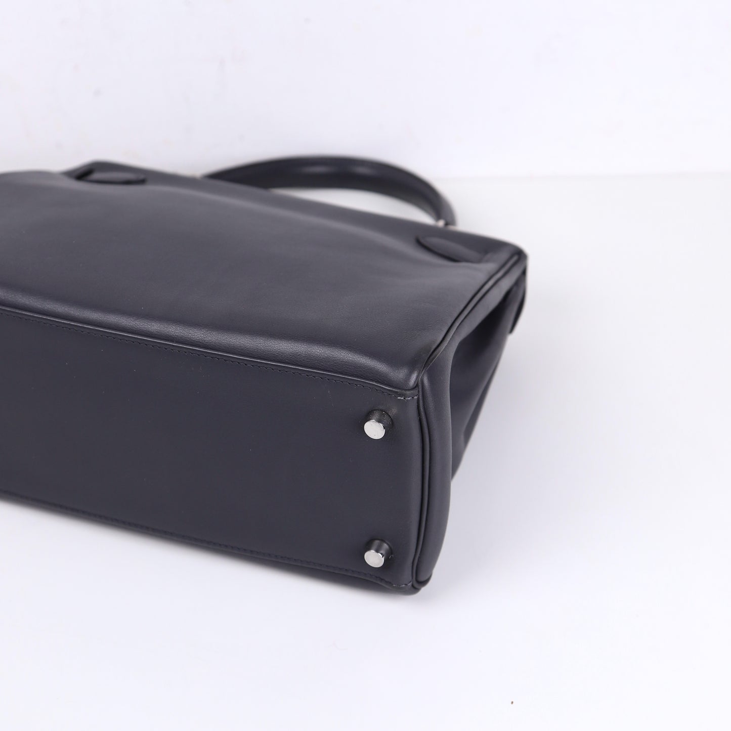 Hermes｜Kelly 28 Handbag Swift  Graphite 2007
