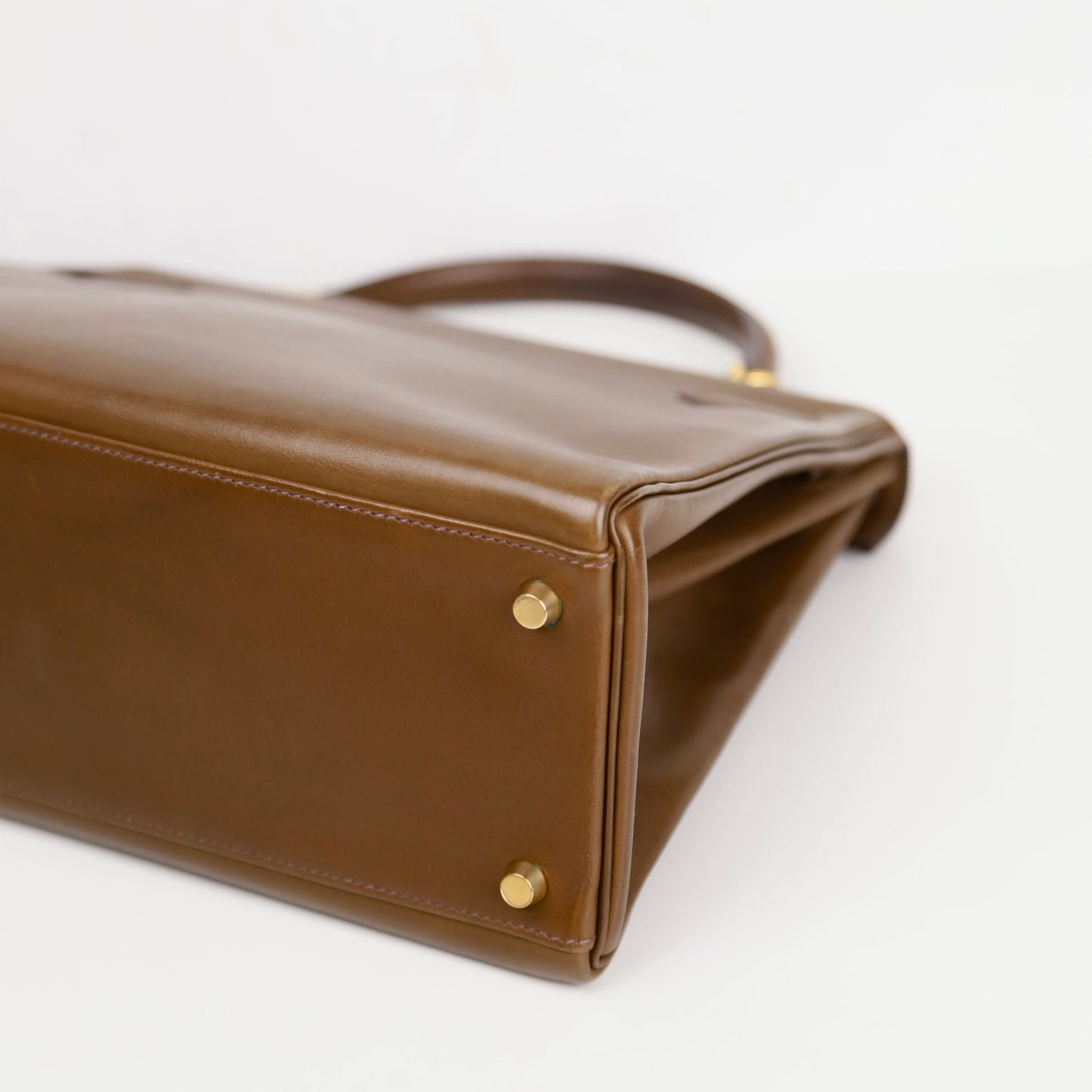 Hermes｜ Kelly 32  Handbag Barenia Vert Olive 2001