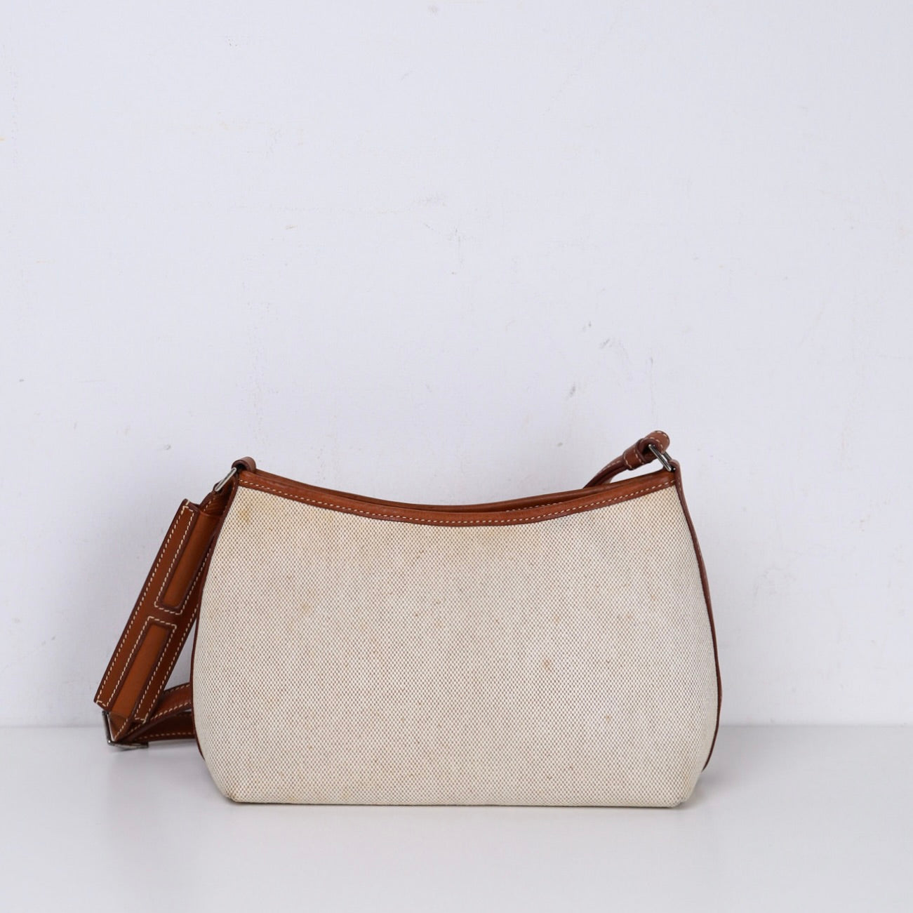 Hermes｜ Berlingot Shoulder Bag Barenia/Toile 2001