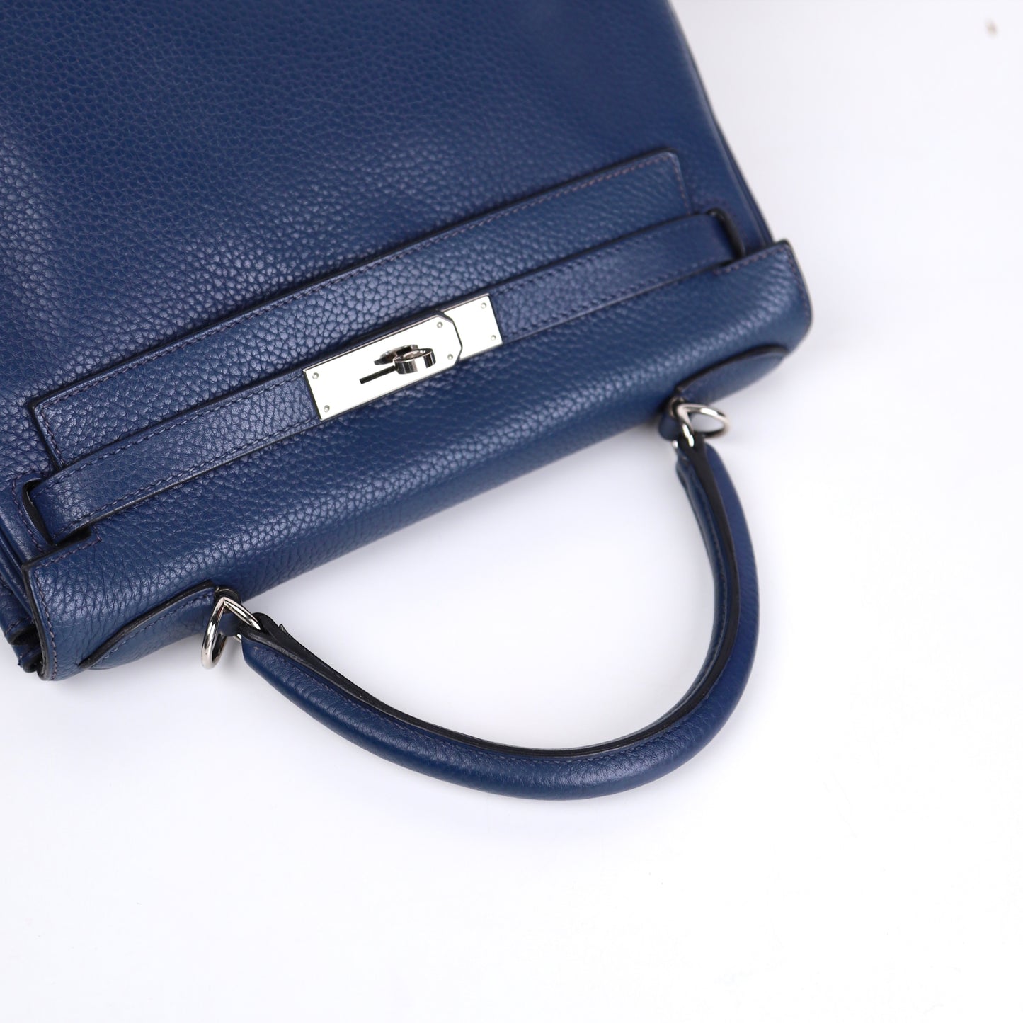 Hermes｜ Kelly 28 Handbag Togo Prussian Blue 2009
