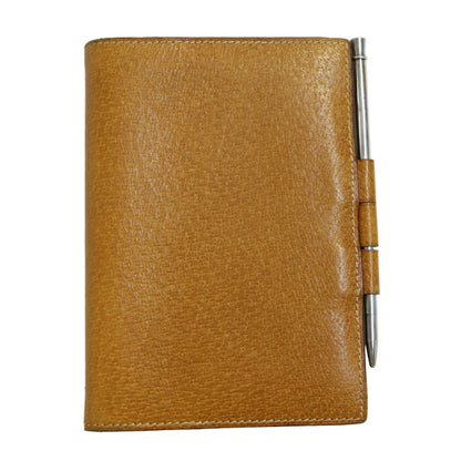 Hermes Agenda GM Journal Case in peau de porc with Silver Pencil 1993,full view