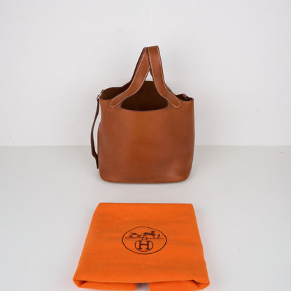 Hermes｜ Picotin PM Handbag  Barenia Faubourg 2004