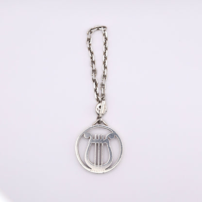 Hermes | S925 Silver Chain Harp Bag Charm