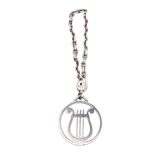 Hermes | S925 Silver Chain Harp Bag Charm