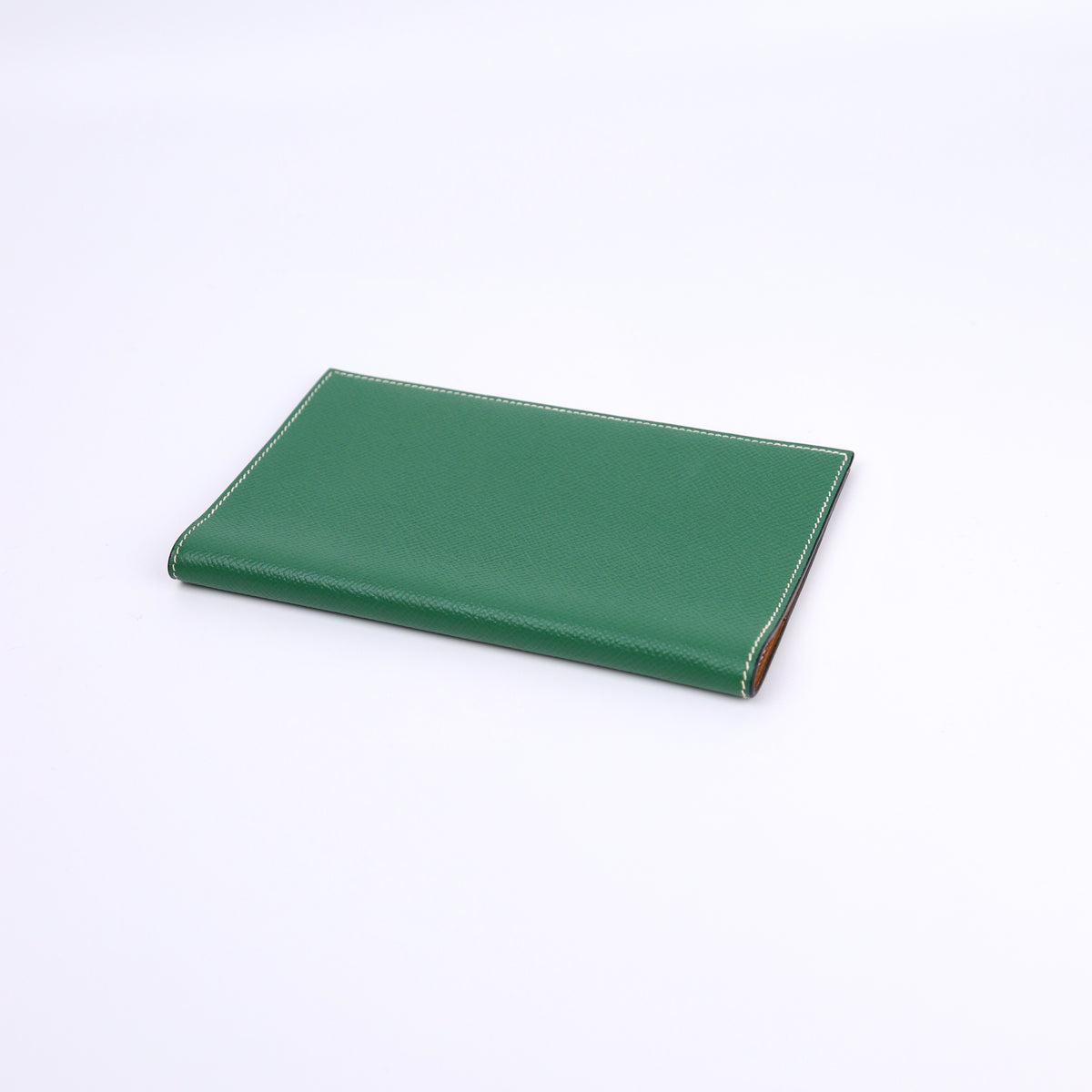 Hermes Journal Case Passport Cover in Epsom Gold/Bambou 2002, right side