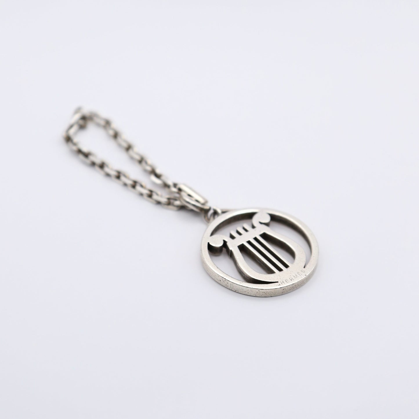Hermes | S925 Silver Chain Harp Bag Charm