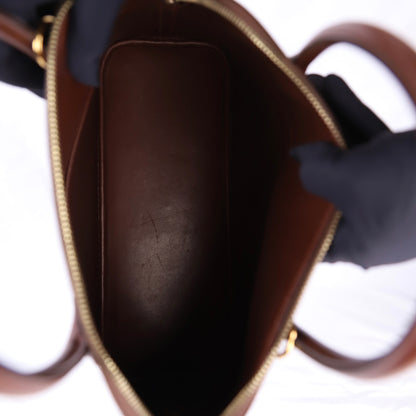 Hermes Bolide 31 Handbag in Box Calf Chocolat 2003，inside