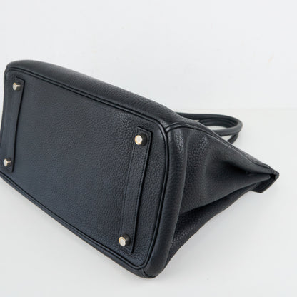 Hermes｜HAC 32 Haut a Courroies Handbag Fjord Black  2004