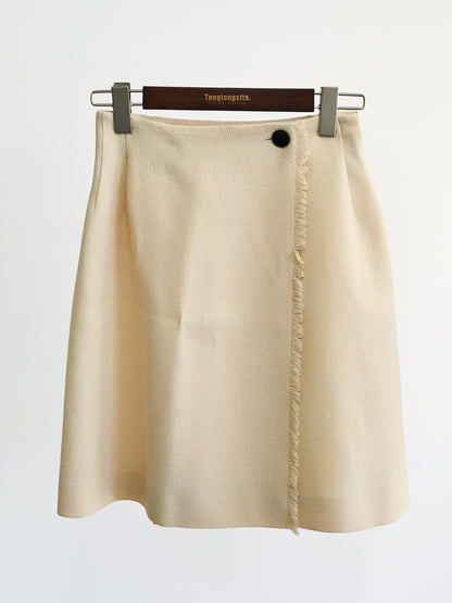 Loewe| beige Blazer&Skirt Setup