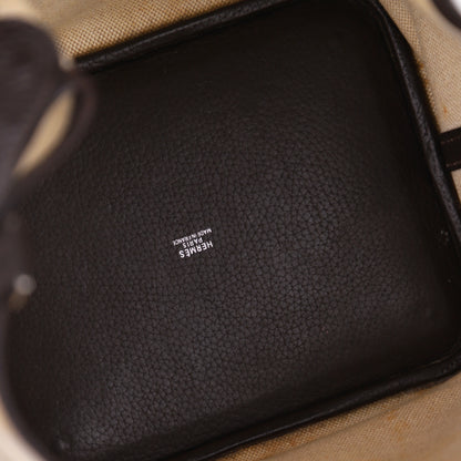Hermes｜Picotin MM Handbag Toile Ebene 2004