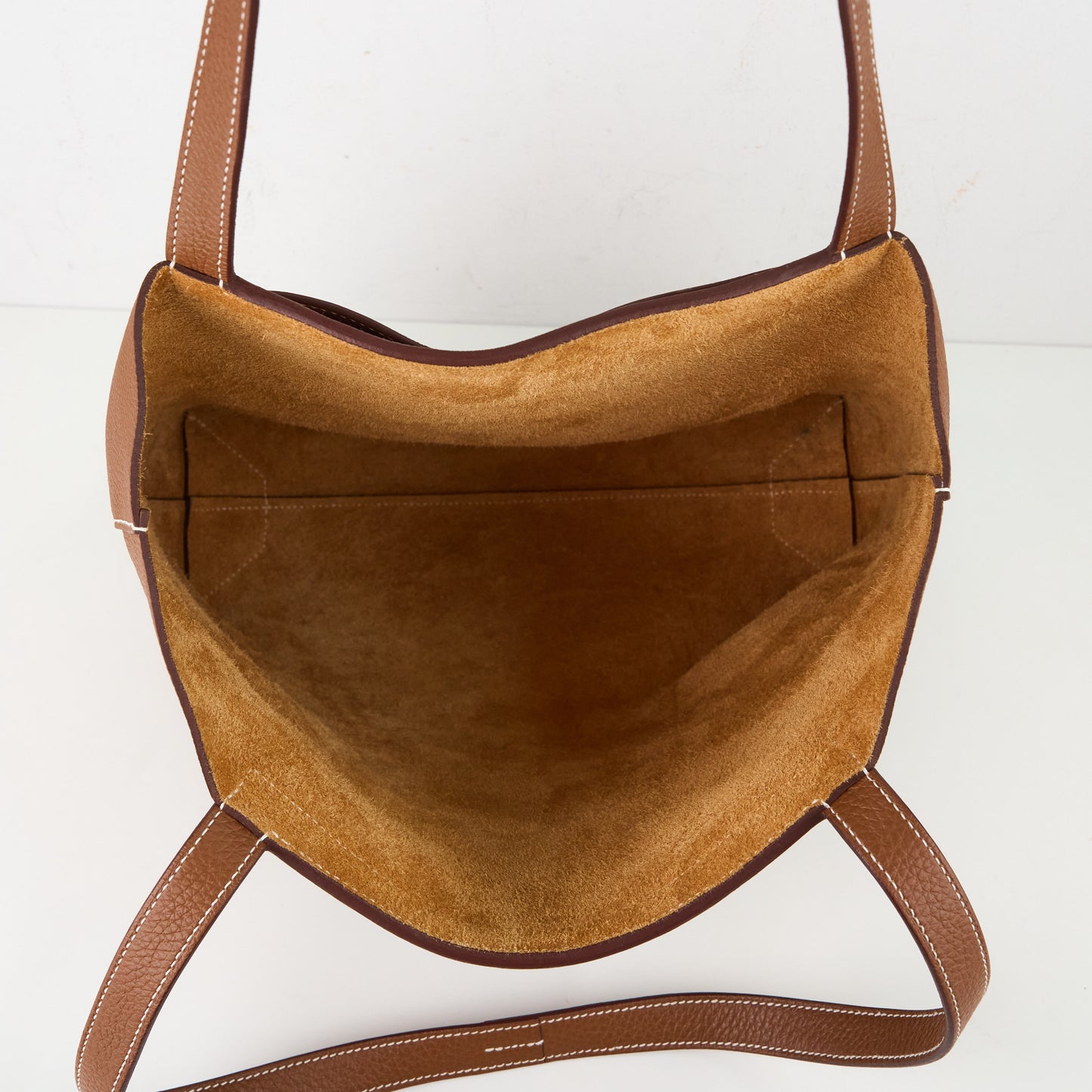 Hermes｜Cabasellier  Tote bag  Gold Taurillon Clemence 2022