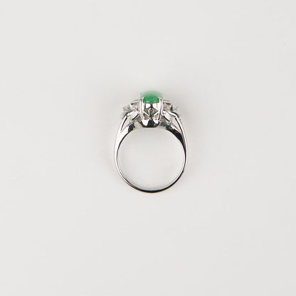 Platinum Jadeite Diamond  PM850  Ring #13