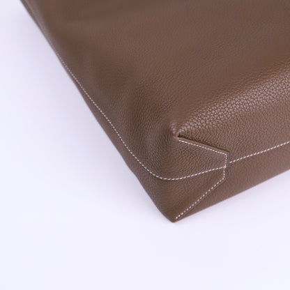 Hermes Double Sens 36 Tote Handbag in Etoupe Taurillon Clemence/Swift 2014,corner3