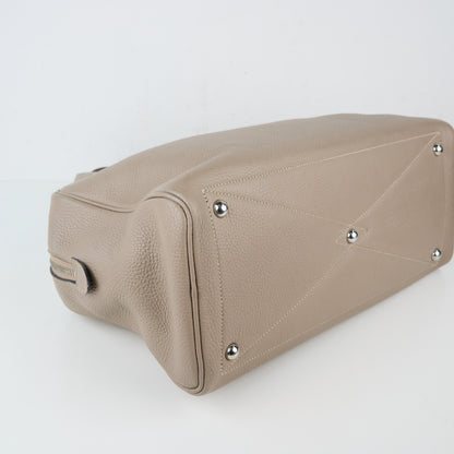 Hermes| Victoria Ⅱ 35 Gris Tourterelle Taurillon Clemence 2015