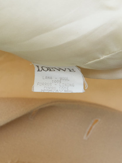 Loewe| beige Blazer&Skirt Setup