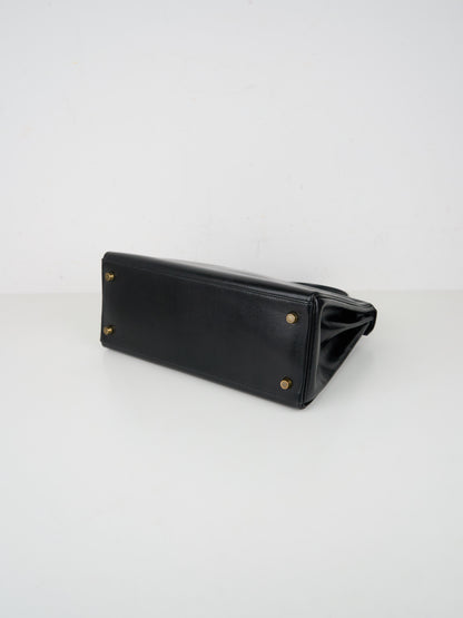 Hermes｜ Kelly28 Handbag Box calf 1992