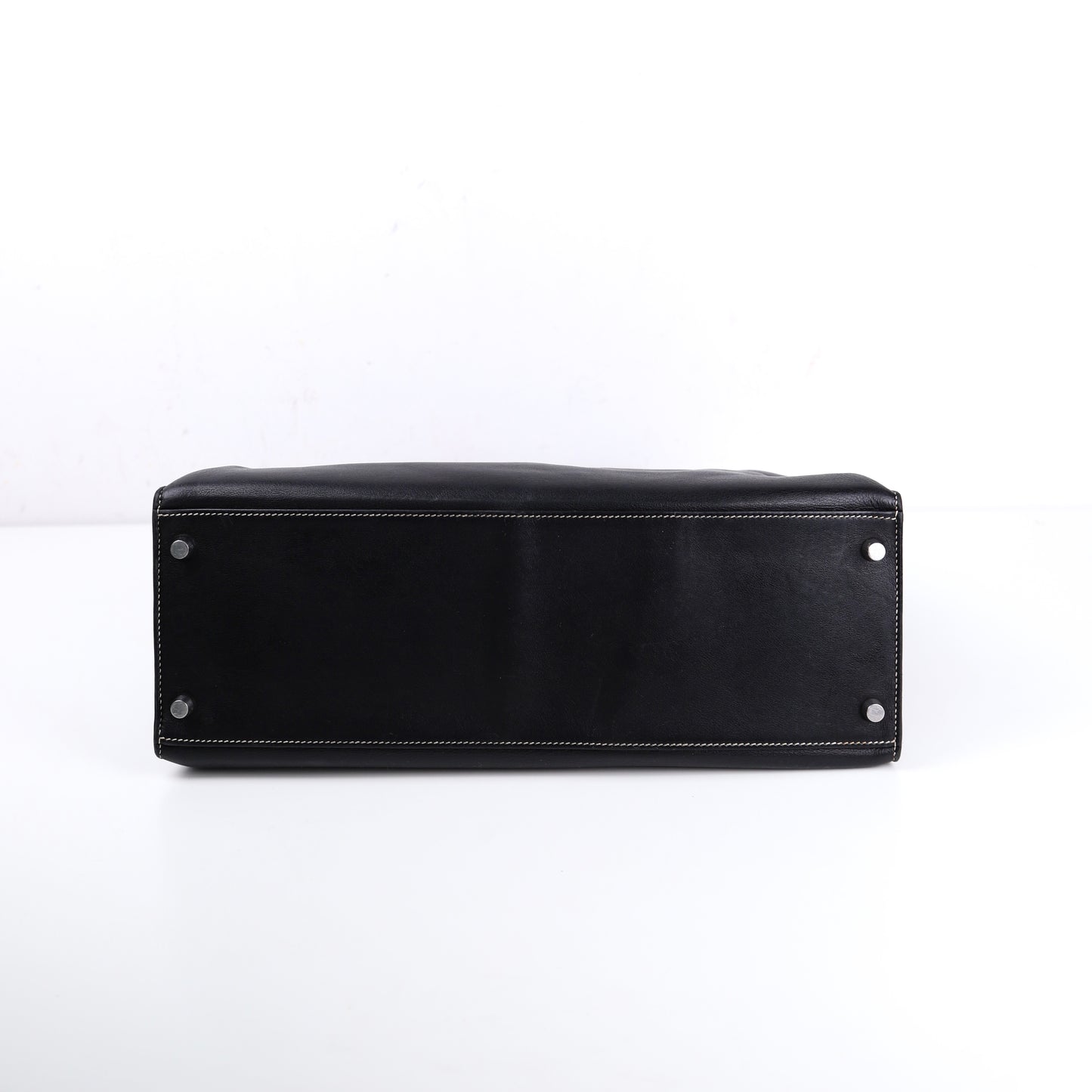 Hermes｜Kelly Flat  Handbag Black Swift 2007