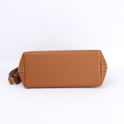 Hermes Berlingot Shoulder Bag in Togo Gold 2002, bottom