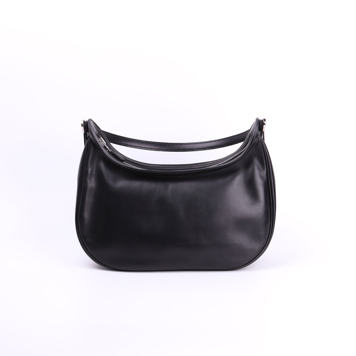 Hermes Caporal Handbag in Black Evercalf 2002 (Margiela Era)