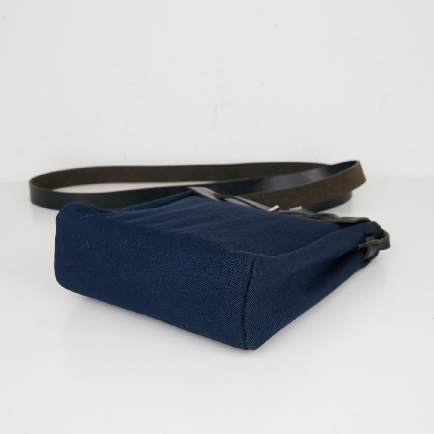 Hermes｜  Mini  Herbag Shoulder Bag Navy Black 2004