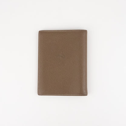Hermes| Journal Case Passport Cover Epsom Etoupe 2015