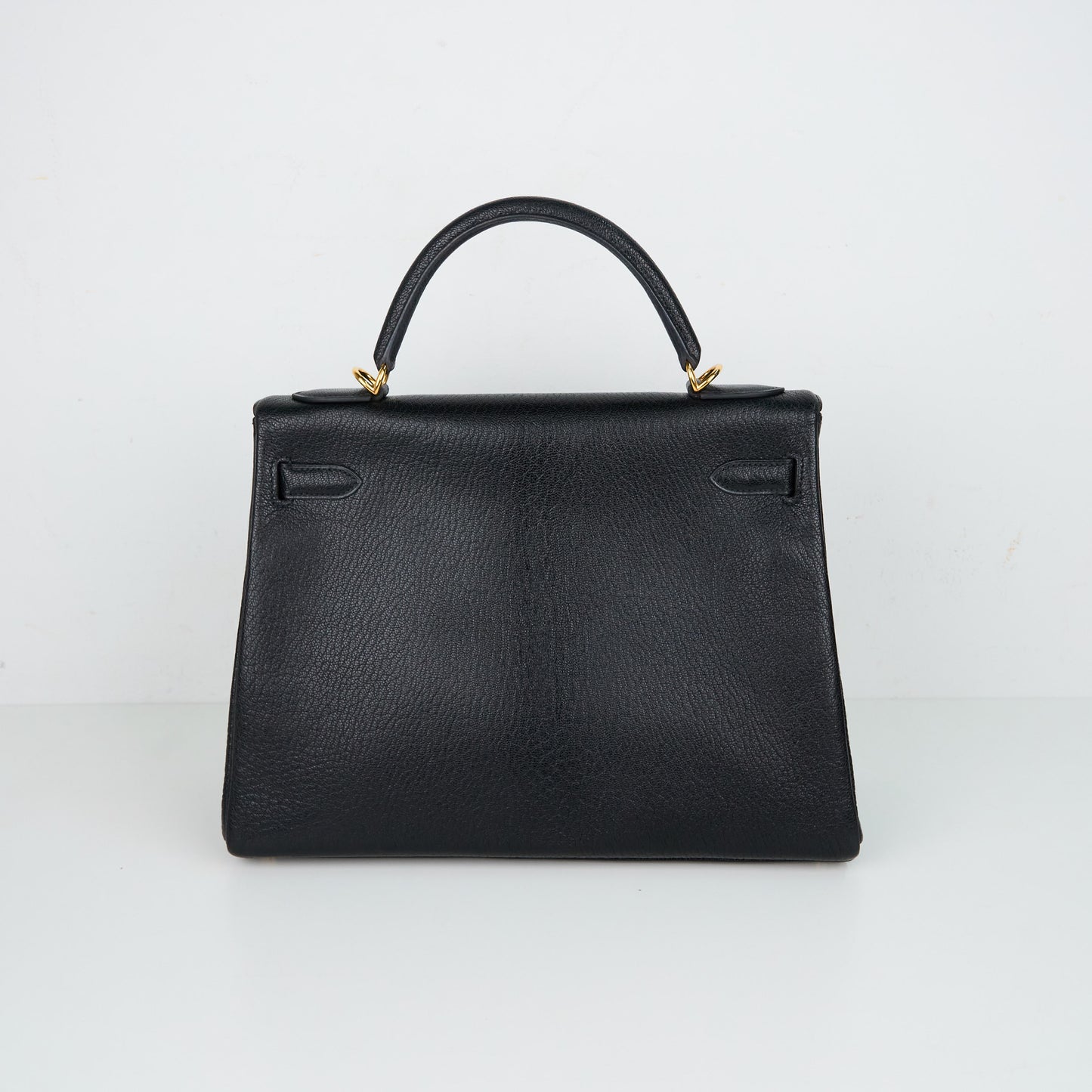 Hermes｜ Kelly 32 Handbag Black Cherve  2003