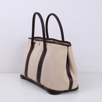 Hermes｜ Garden Party  TPM  2-Way Handbag Toile 2006